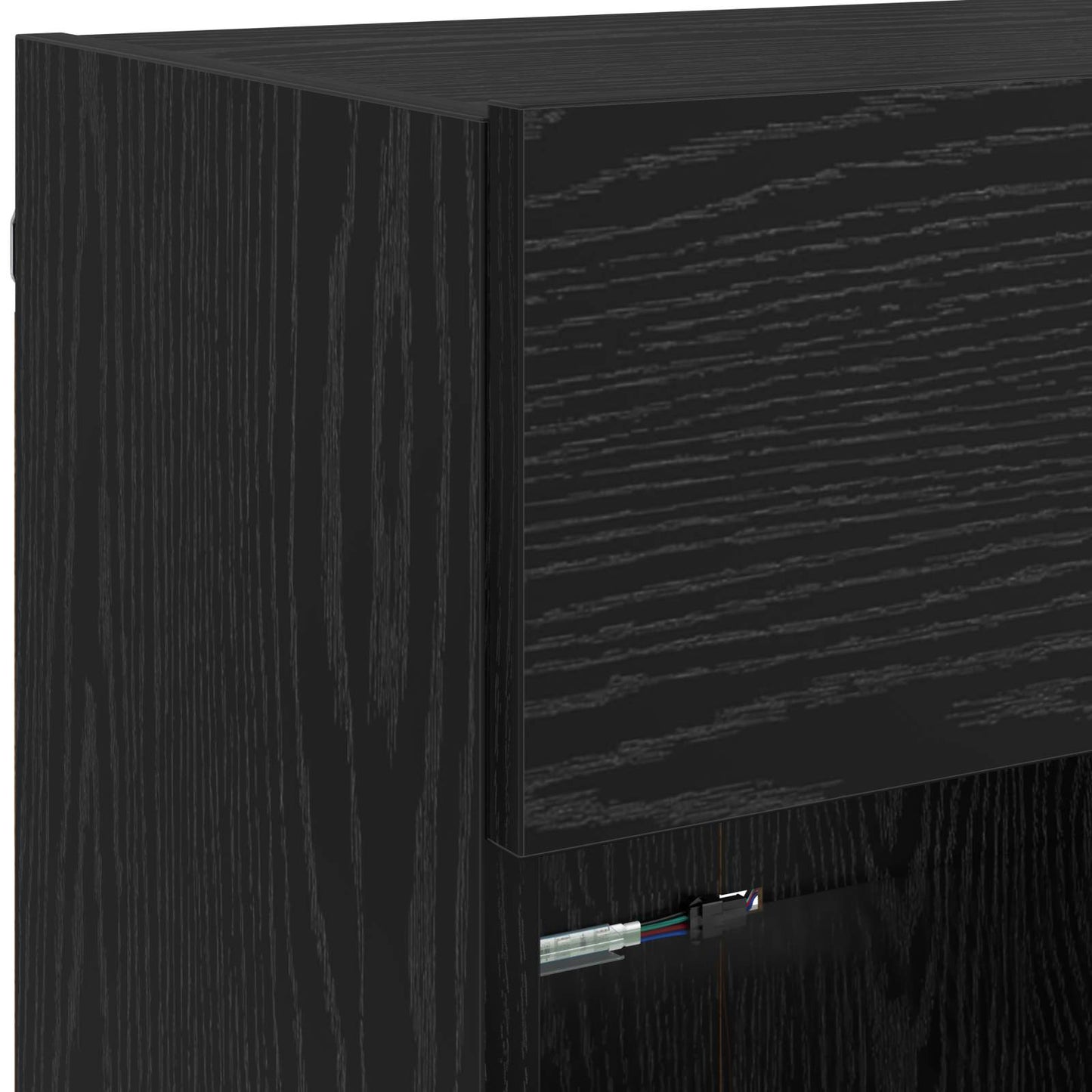 vidaXL Ντουλάπι Τηλεόρασης Τοίχου 98,5 x 30 x 60,5 εκ Μαύρη Οξυά