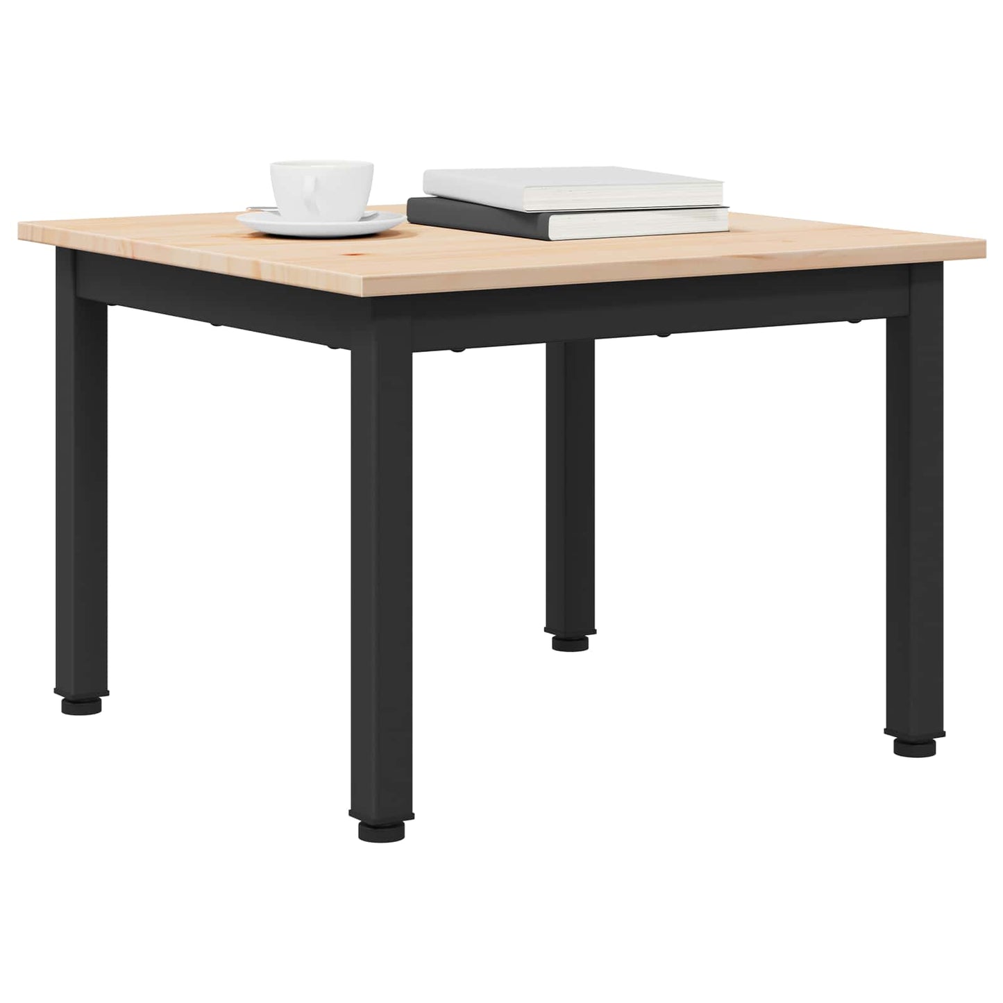 vidaXL Τραπεζάκι σαλονιού Φυσικό 50 x 50 x 36 εκ. Στερεά ξυλεία πεύκου