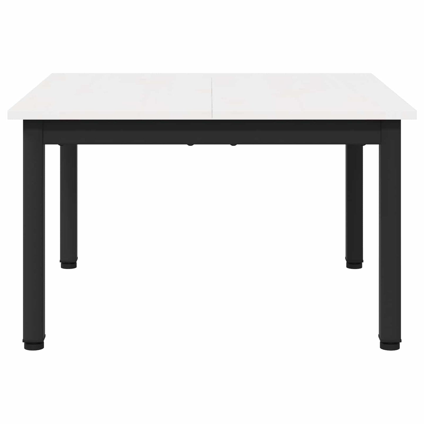 vidaXL Τραπεζάκι σαλονιού Λευκό 60 x 60 x 36 cm Στερεά ξυλεία πεύκου