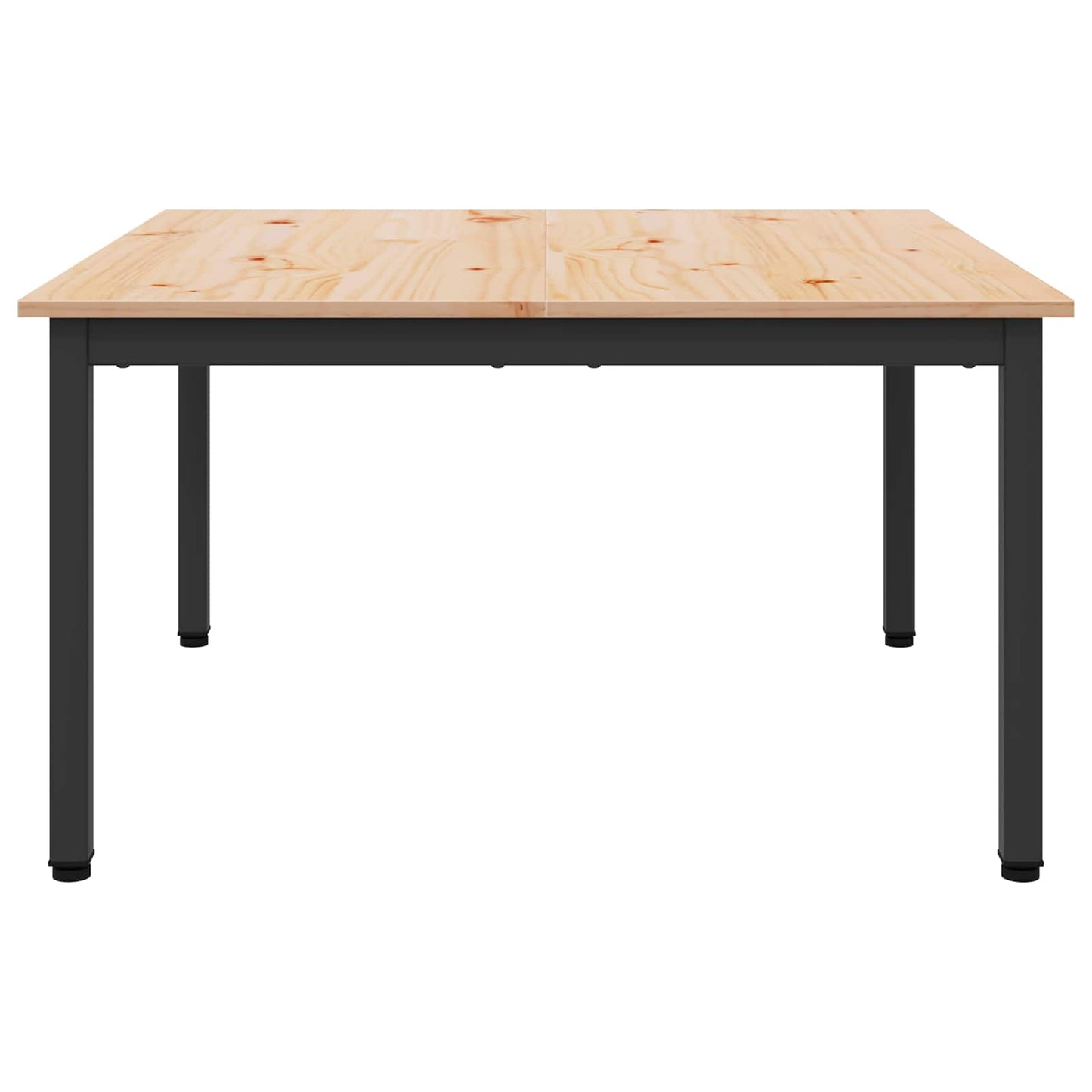 vidaXL Τραπεζάκι σαλονιού Φυσικό 80 x 80 x 45 cm Στερεά ξυλεία πεύκου
