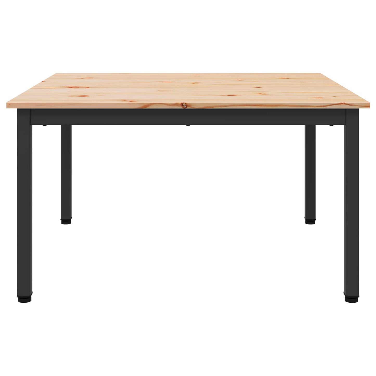vidaXL Τραπεζάκι σαλονιού Φυσικό 80 x 80 x 45 cm Στερεά ξυλεία πεύκου