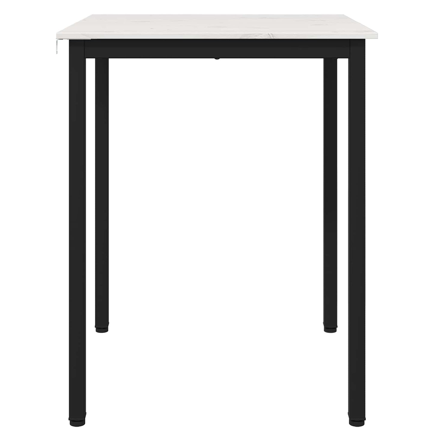 vidaXL Τραπεζαρία Λευκό 60 x 60 x 75 cm Στερεά ξυλεία πεύκου