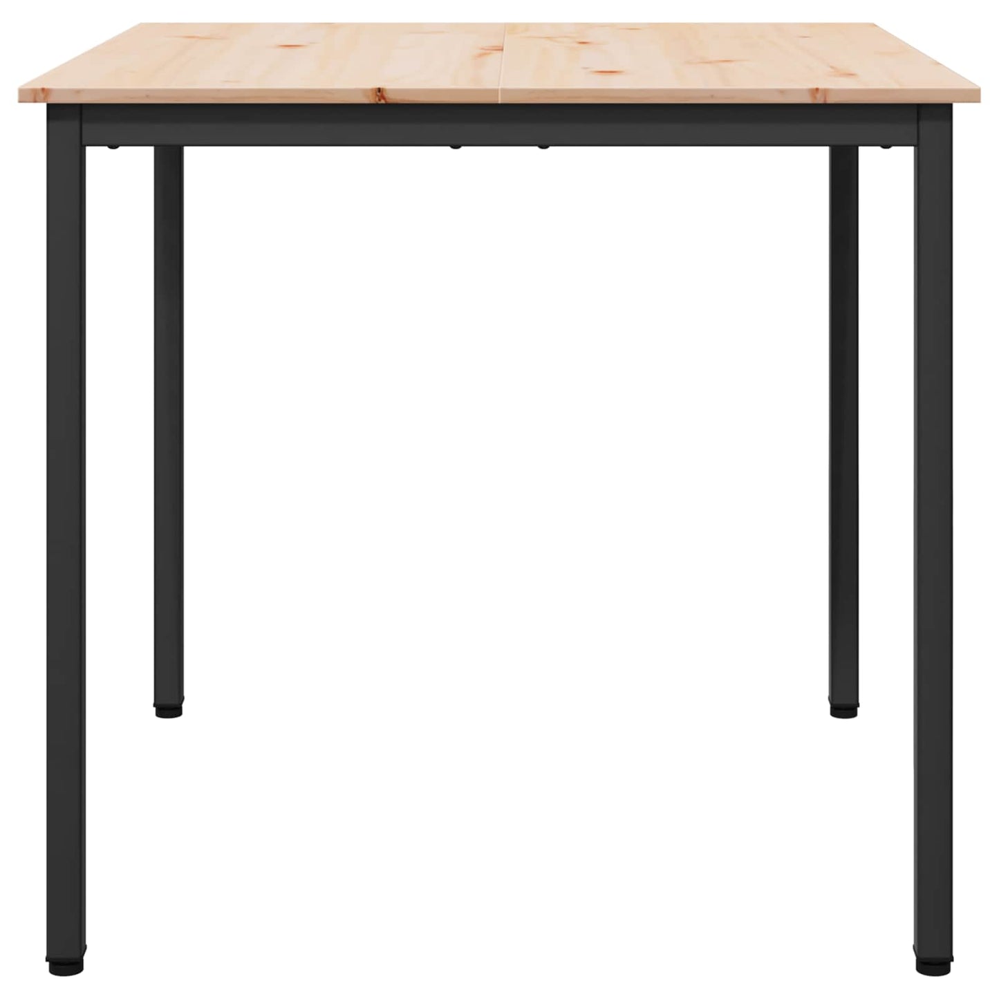 vidaXL Τραπεζαρία Φυσικό 80 x 80 x 75 cm Στερεά ξυλεία πεύκου