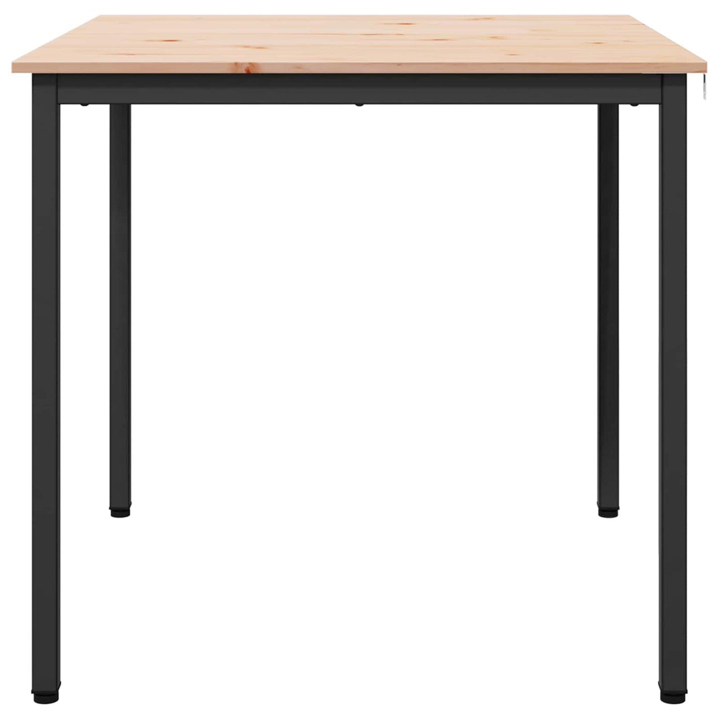 vidaXL Τραπεζαρία Φυσικό 80 x 80 x 75 cm Στερεά ξυλεία πεύκου