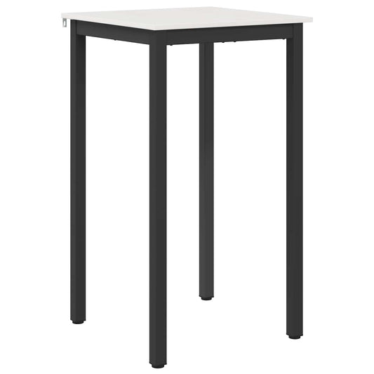 vidaXL Τραπέζι μπαρ Λευκό 60 x 60 x 105 cm Στερεά ξυλεία πεύκου
