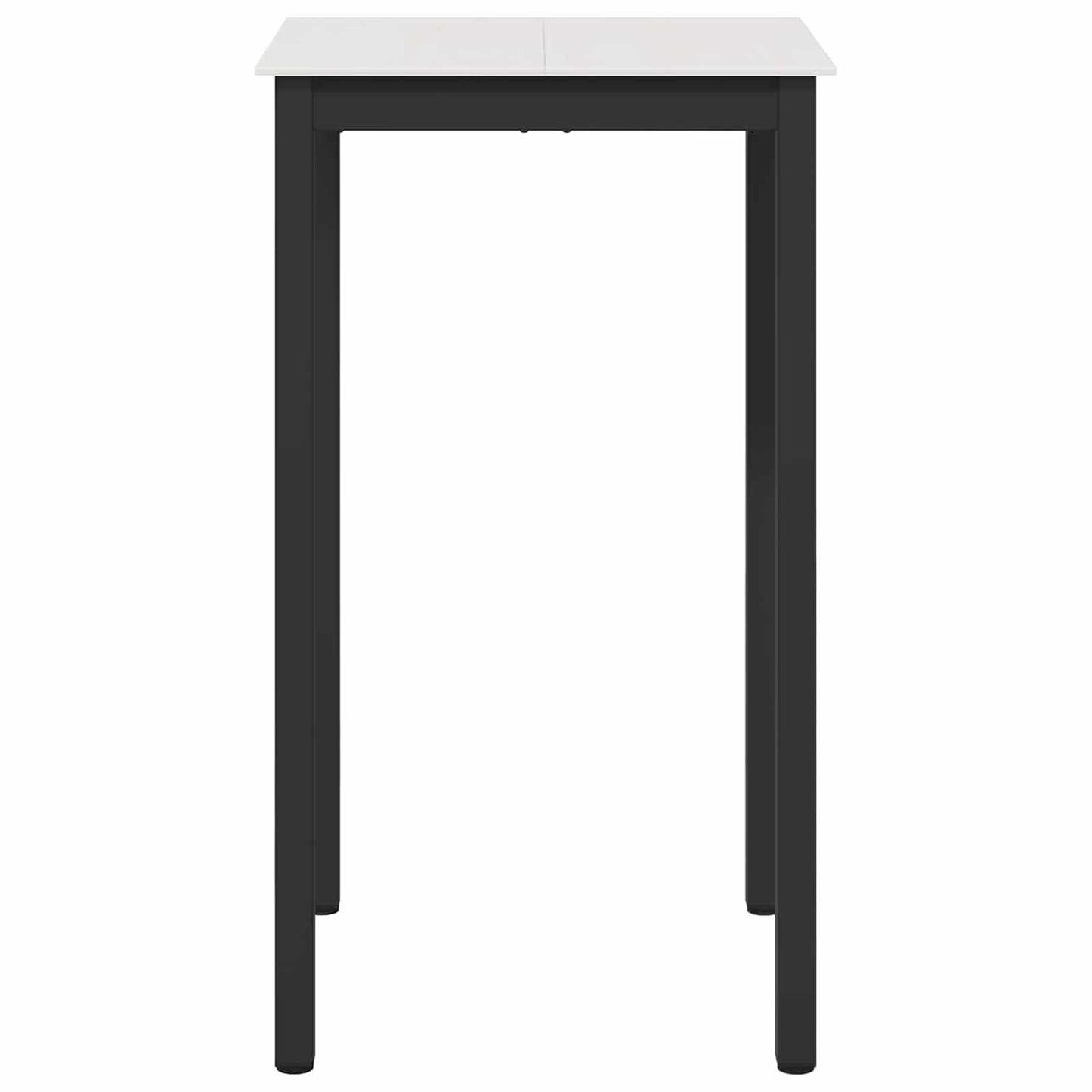 vidaXL Τραπέζι μπαρ Λευκό 60 x 60 x 105 cm Στερεά ξυλεία πεύκου