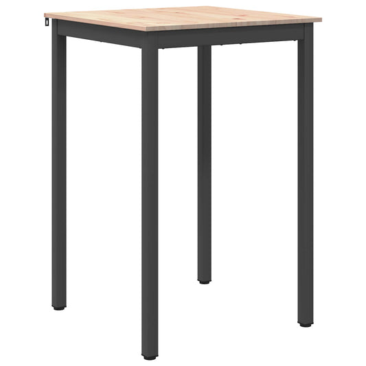 vidaXL Τραπέζι μπαρ Φυσικό 110 x 55 x 105 εκ. Στερεά ξυλεία πεύκου