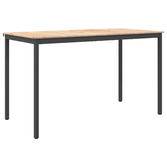 vidaXL Τραπέζι μπαρ Φυσικό 110 x 55 x 105 εκ. Στερεά ξυλεία πεύκου