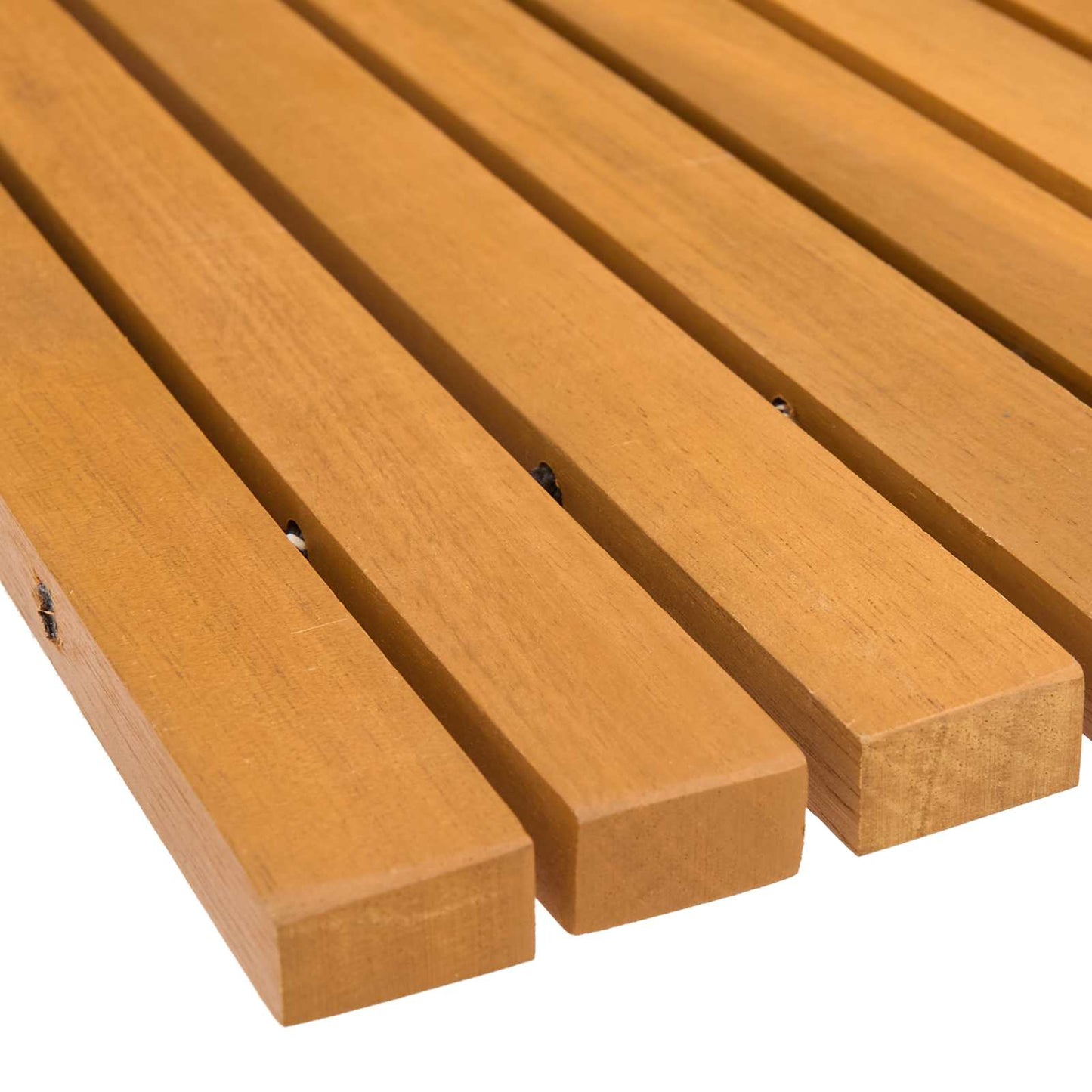 vidaXL Πατάκι μπάνιου Καφέ 100 x 60 cm Στερεό Ξύλο Ακακίας