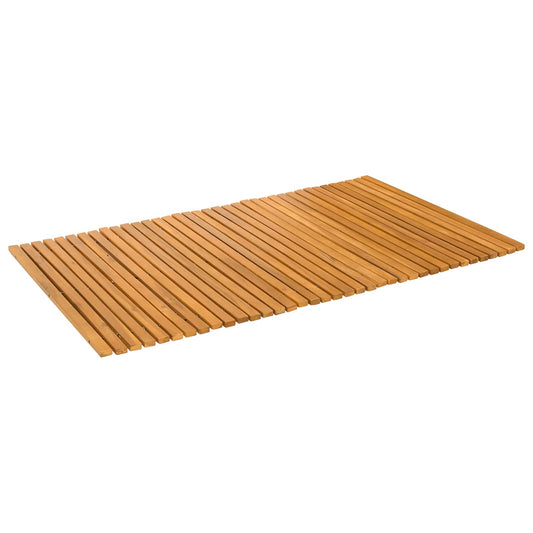 vidaXL Πατάκι μπάνιου Φυσικό 100 x 60 cm Στερεό Ξύλο Ακακίας
