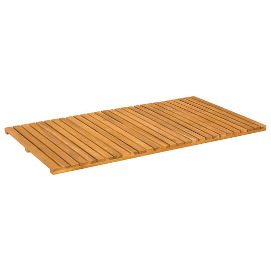 vidaXL Πατάκι μπάνιου Μονόχρωμο Καφέ 100 x 55 cm Στερεό Ξύλο Ακακίας
