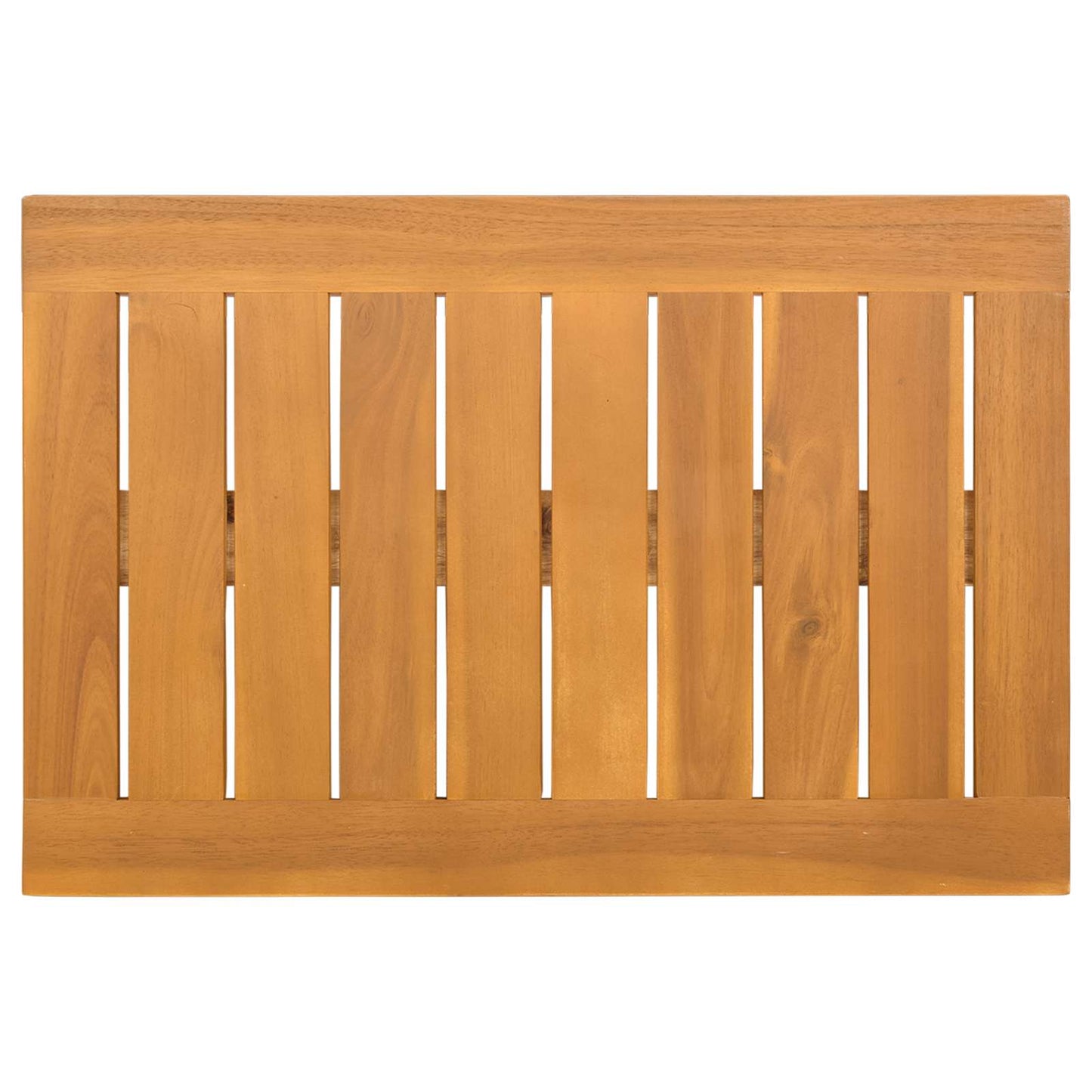 vidaXL Πατάκι μπάνιου Μονόχρωμο Καφέ 60 x 40 cm Στερεό Ξύλο Ακακίας