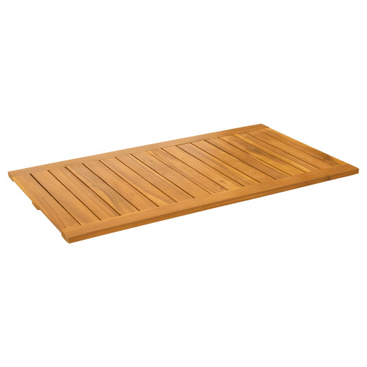 vidaXL Πατάκι μπάνιου Φυσικό 100 x 55 cm Στερεό Ξύλο Ακακίας