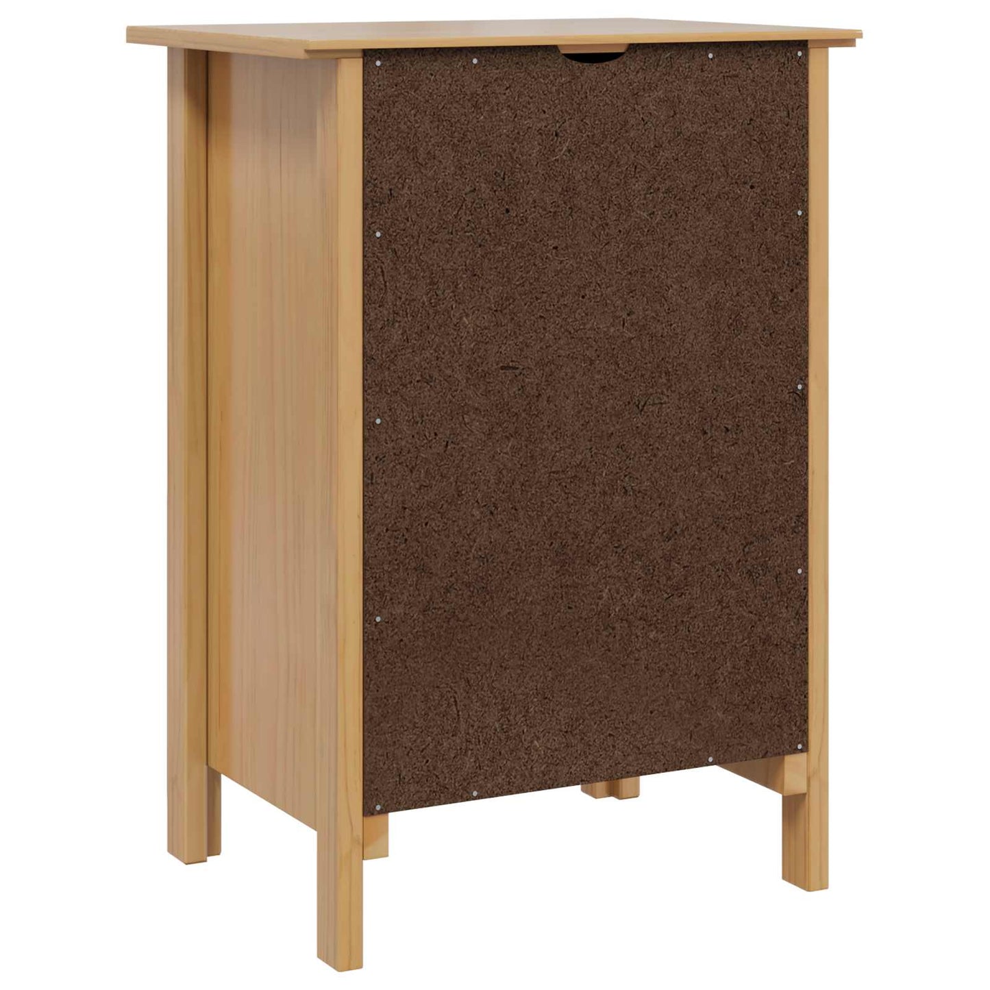 vidaXL Κομοδίνο HILL Μέλι Καφέ 46 x 35 x 65 εκ Στερεό ξύλο πεύκου