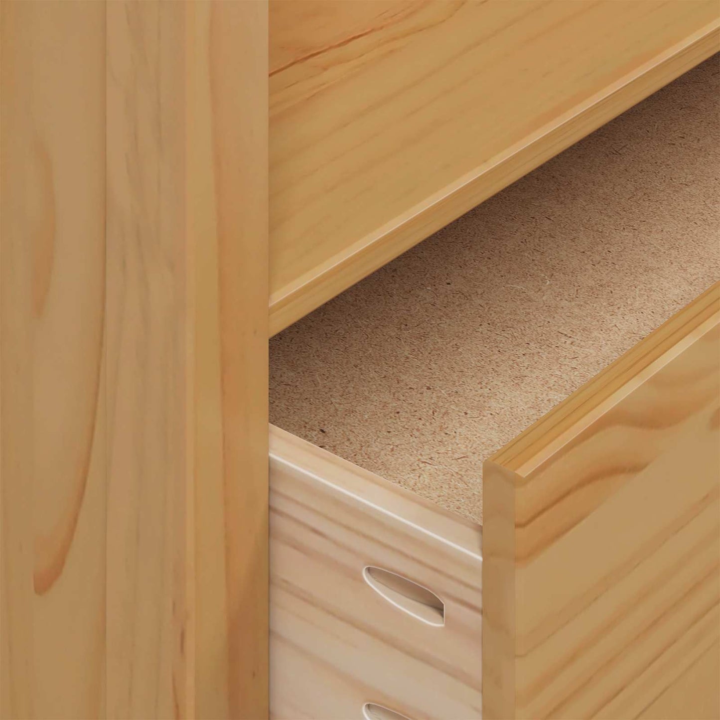 vidaXL Ντουλάπι με ράφι Μέλι Καφέ 84 x 50 x 170 εκ Στερεό ξύλο πεύκου