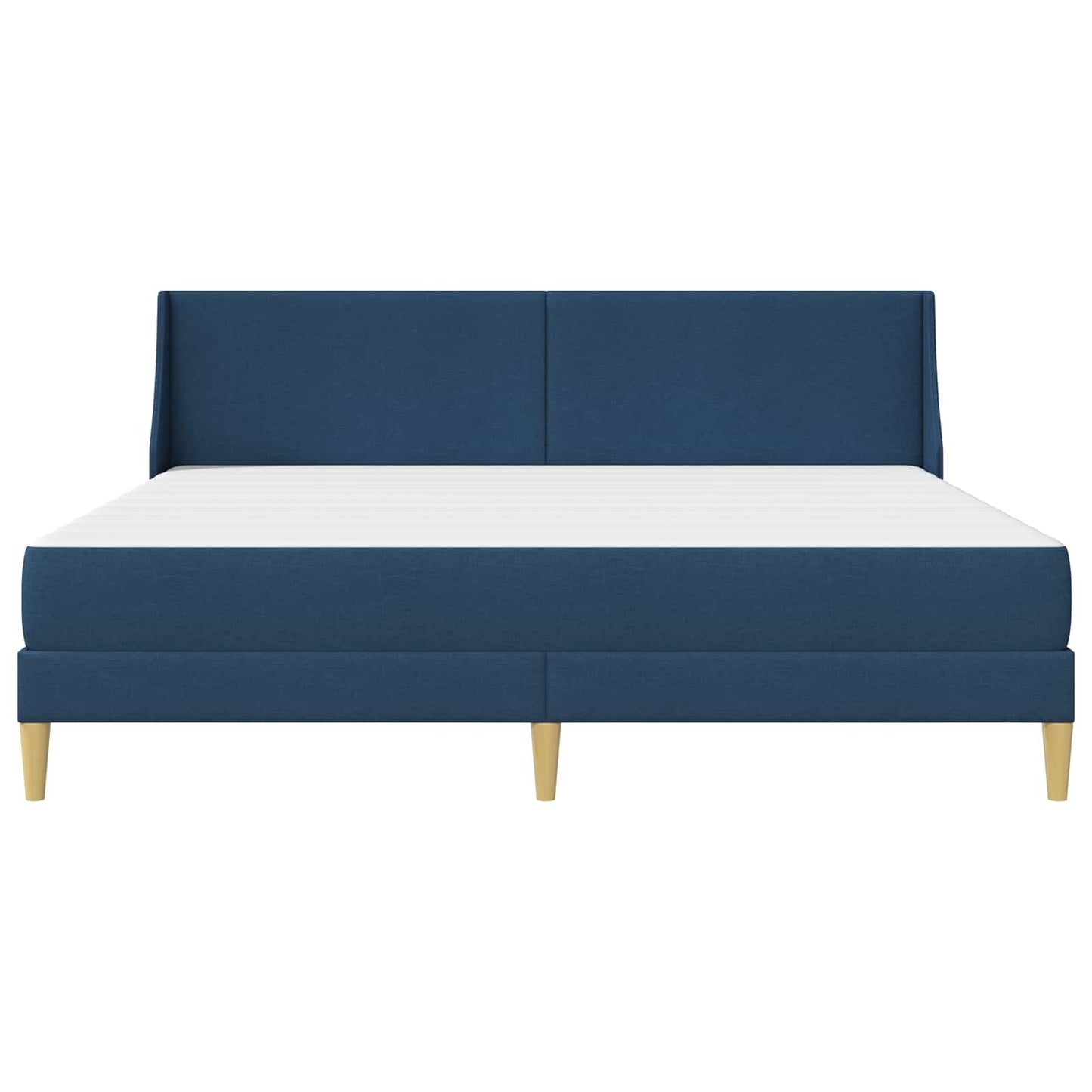 vidaXL Σκελετός κρεβατιού με στρώμα Μπλε 180 x 200 cm Πολυεστέρας