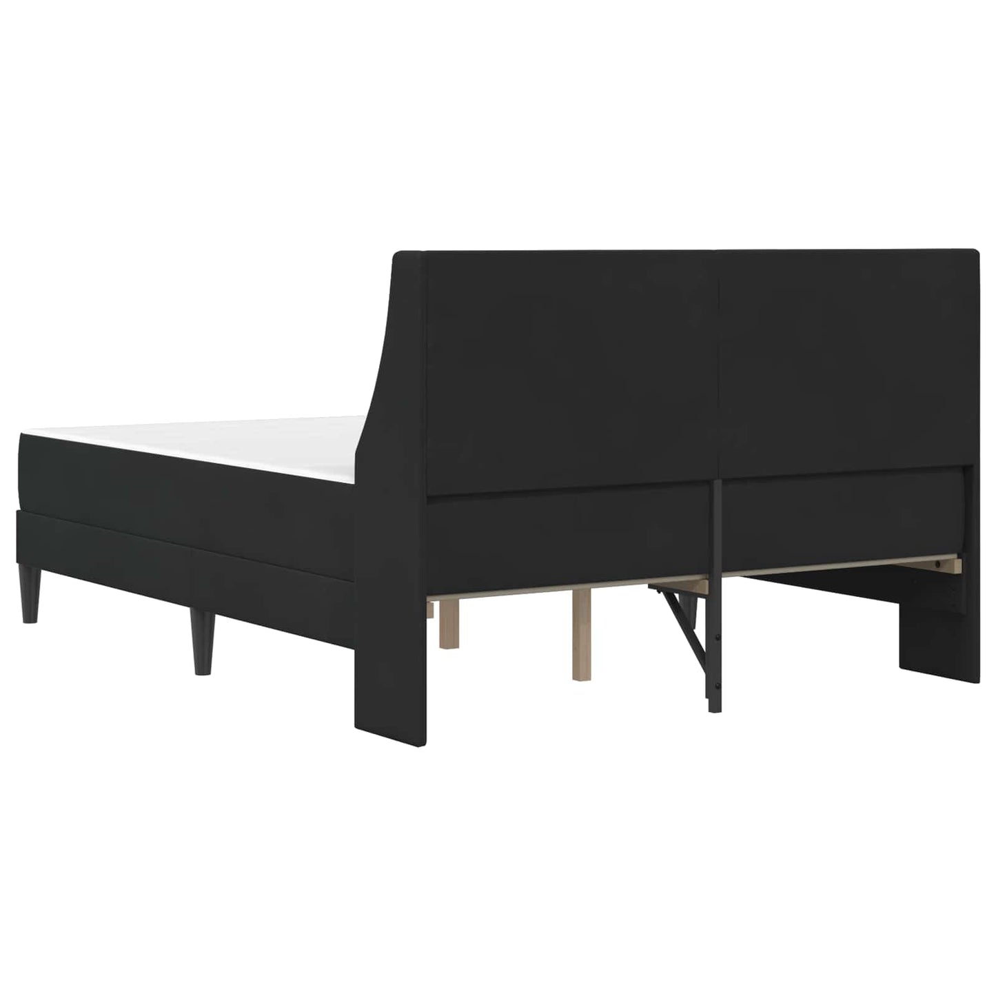 vidaXL Σκελετός κρεβατιού με στρώμα Μαύρο 120 x 190 cm Βελούδο