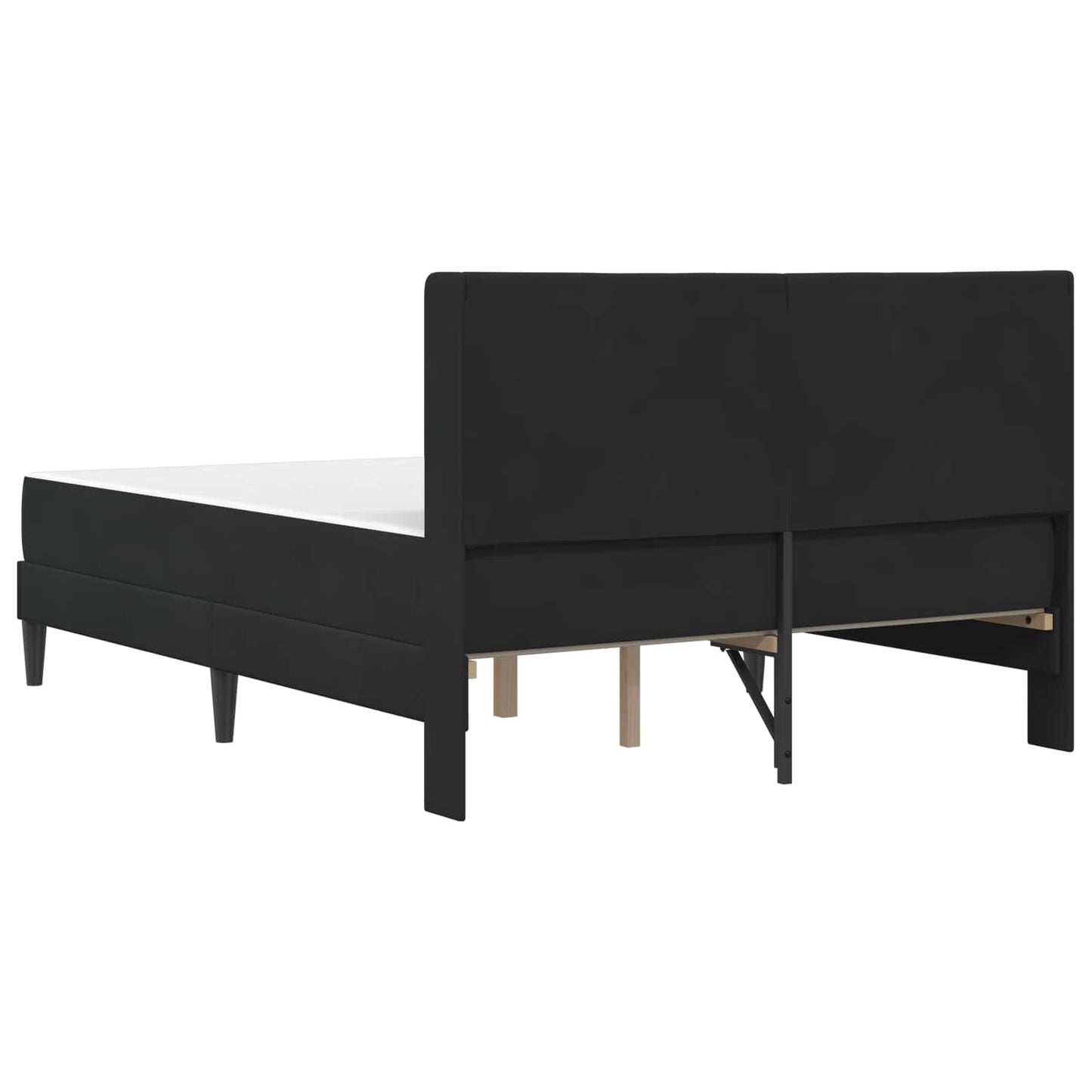 vidaXL Σκελετός κρεβατιού με στρώμα Μαύρο 120 x 200 cm Βελούδο