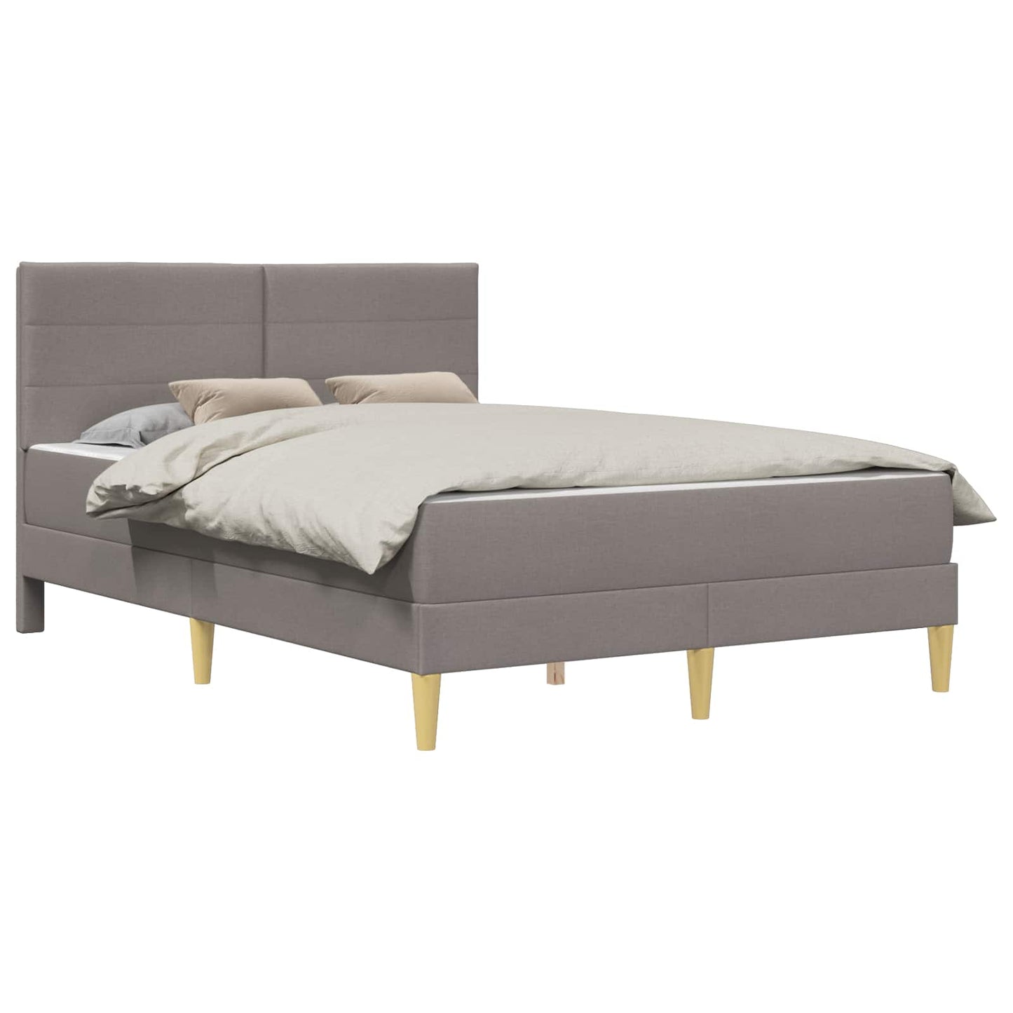 vidaXL Σκελετός Κρεβατιού 120 x 190 cm Taupe