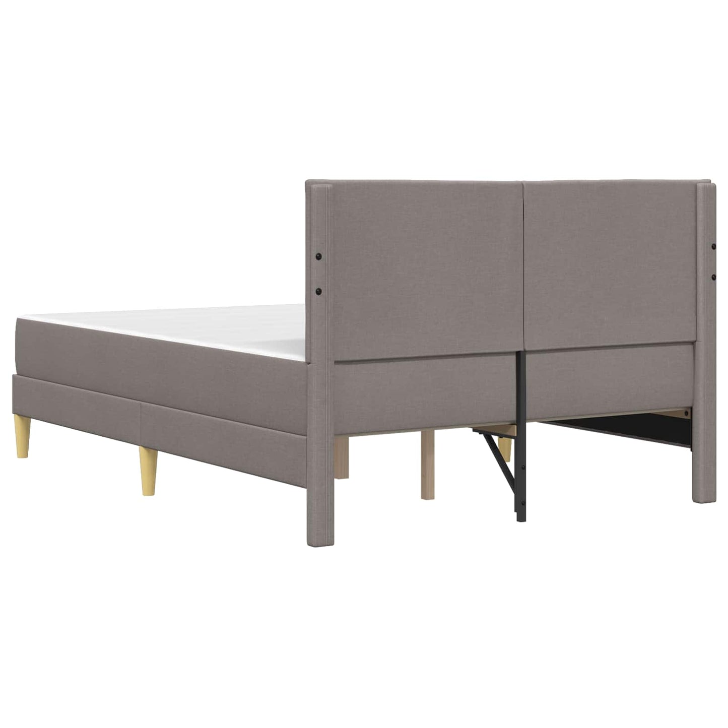 vidaXL Σκελετός Κρεβατιού 120 x 190 cm Taupe