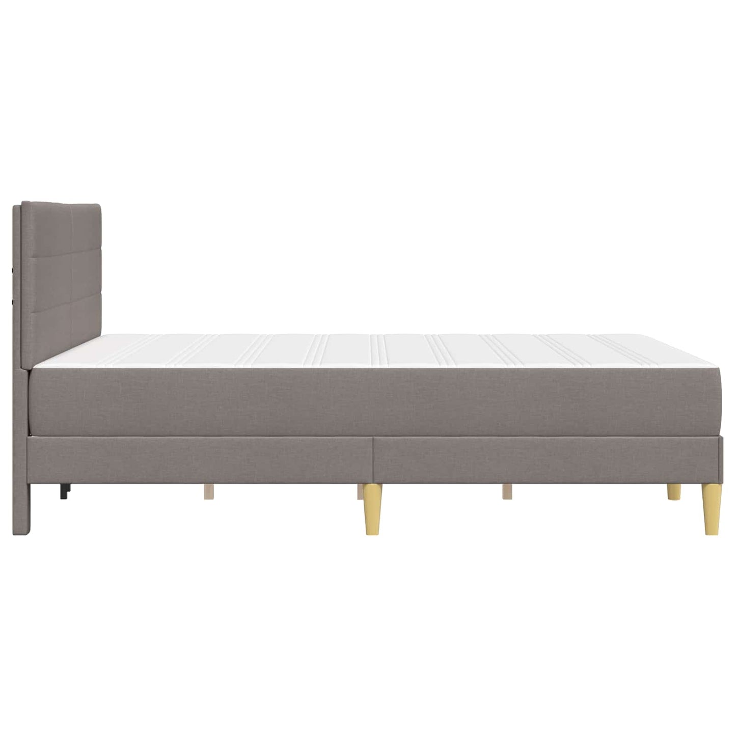 vidaXL Σκελετός Κρεβατιού 120 x 190 cm Taupe