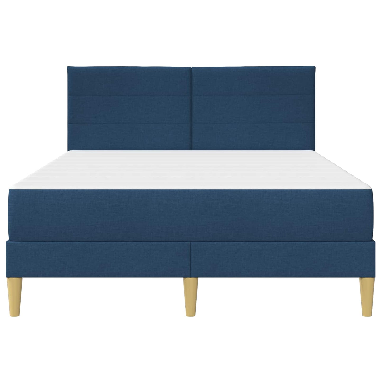 vidaXL Σκελετός Κρεβατιού Μπλε 140 x 200 cm Πολυεστέρας