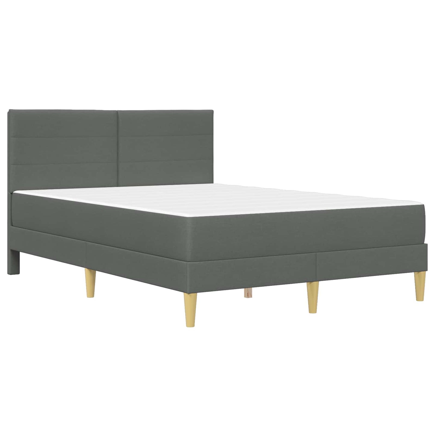 vidaXL Σκελετός Κρεβατιού Σκούρο Γκρι 160 x 200 cm Πολυεστέρας