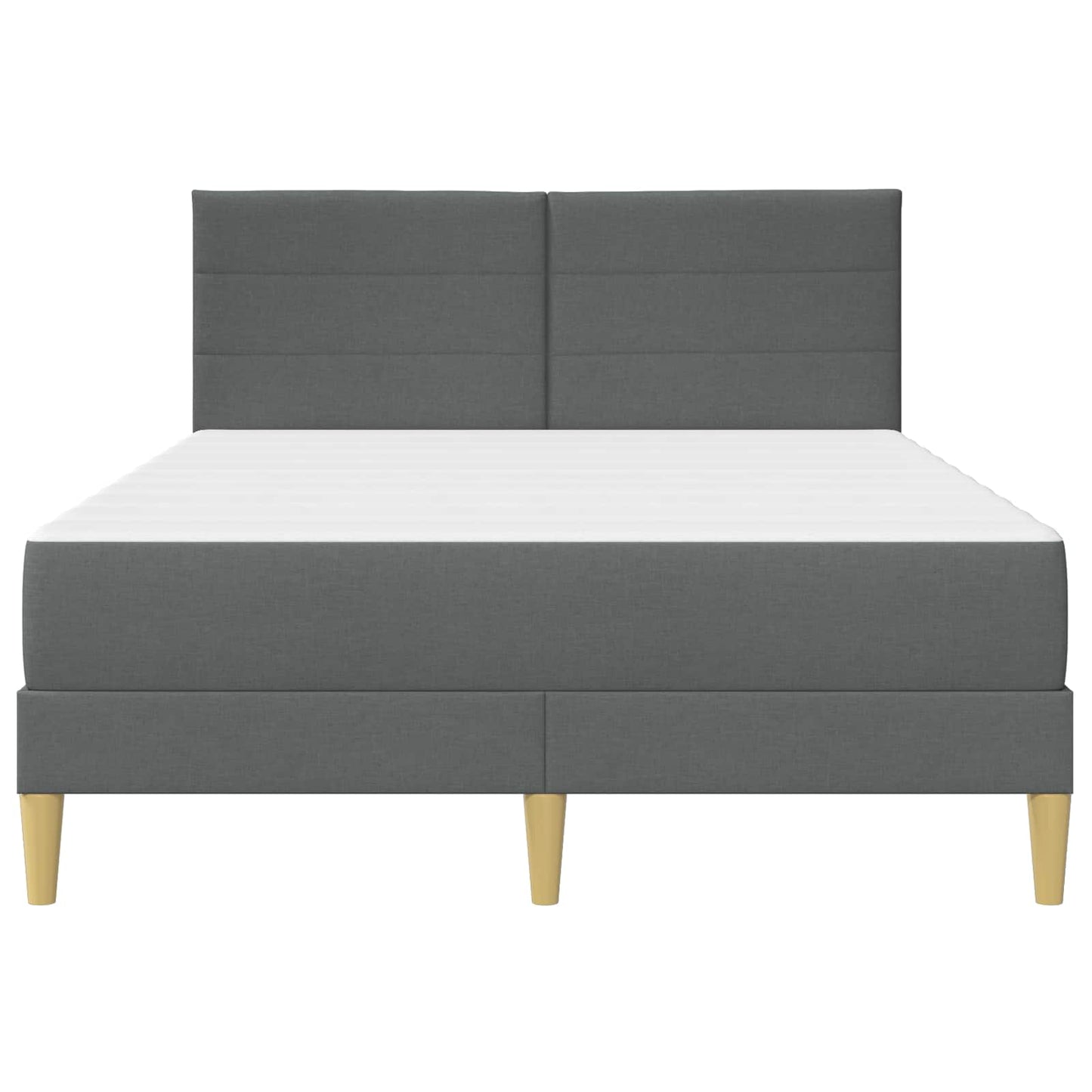 vidaXL Σκελετός Κρεβατιού Σκούρο Γκρι 160 x 200 cm Πολυεστέρας