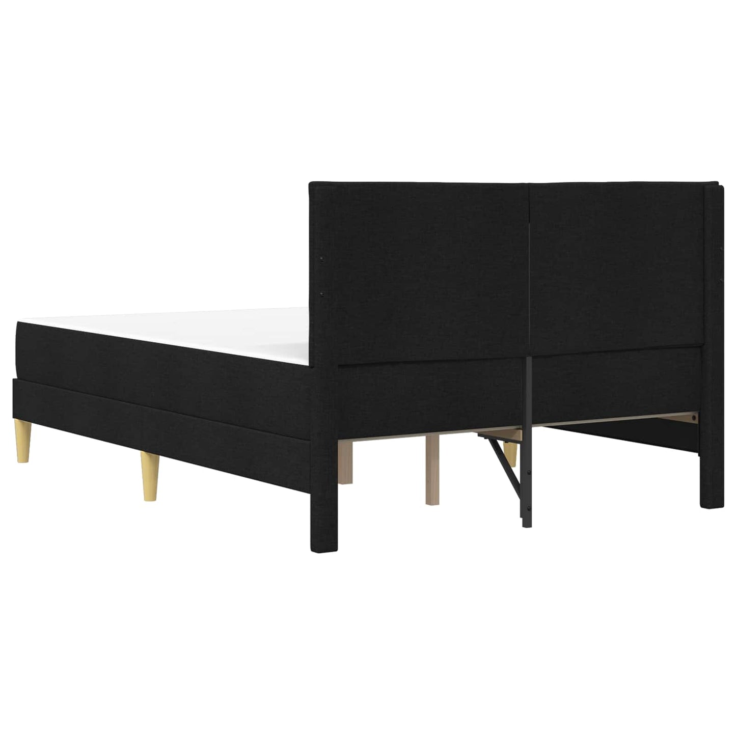 vidaXL Σκελετός Κρεβατιού Μαύρο 160 x 200 cm Πολυεστέρας