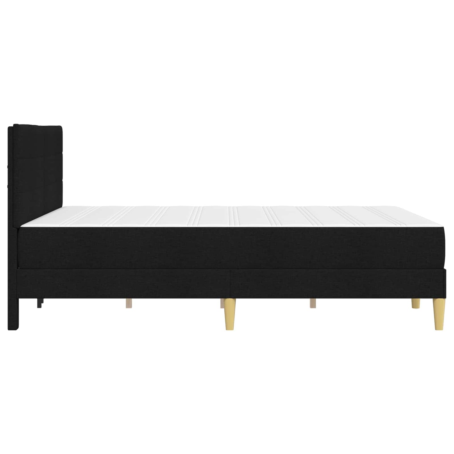 vidaXL Σκελετός Κρεβατιού Μαύρο 160 x 200 cm Πολυεστέρας