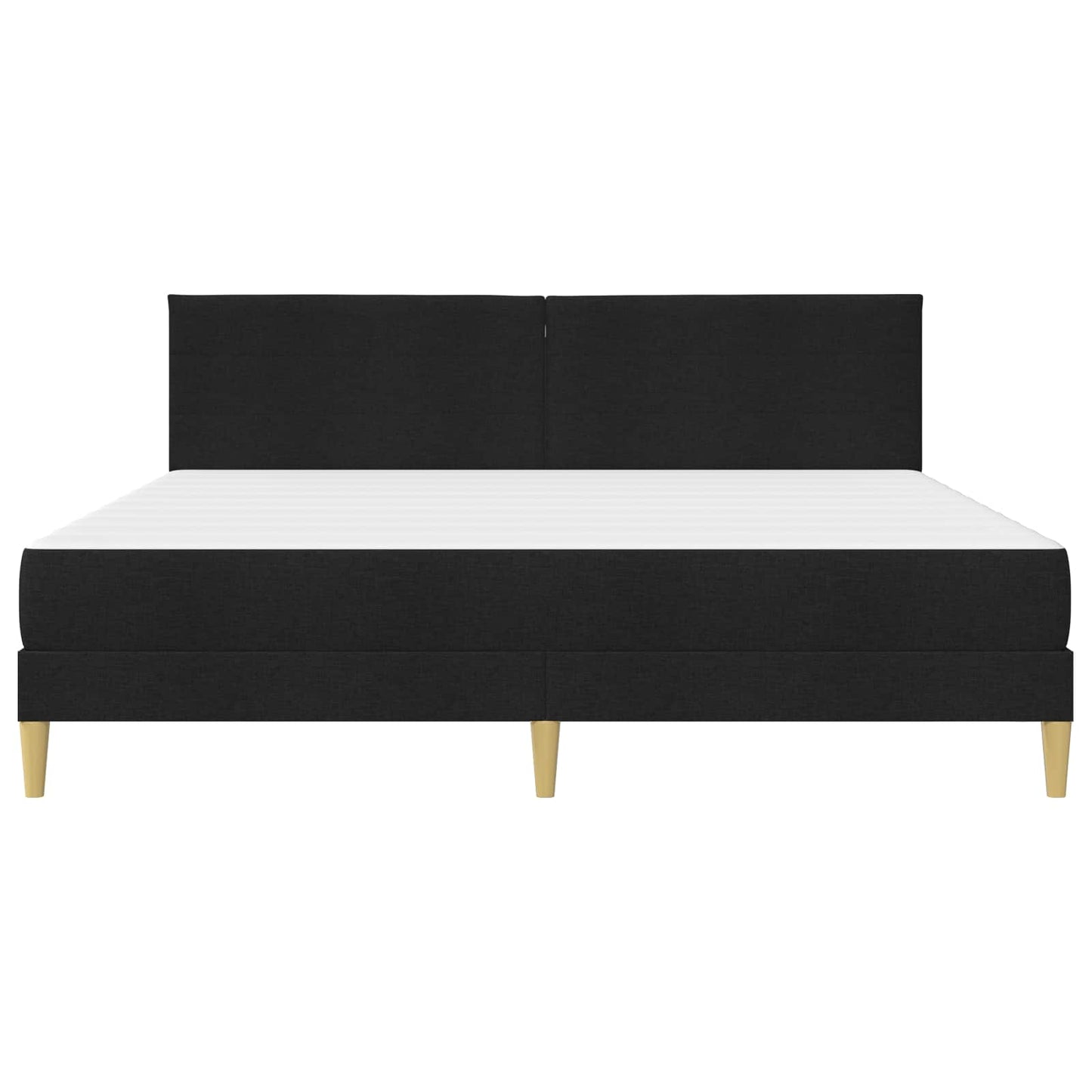 vidaXL Σκελετός Κρεβατιού Μαύρο 180 x 200 cm Πολυεστέρας