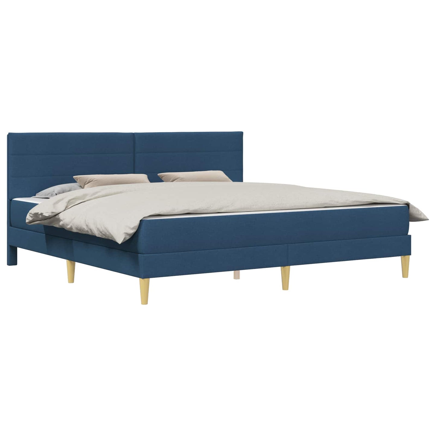 vidaXL Σκελετός Κρεβατιού Μπλε 180 x 200 cm Πολυεστέρας