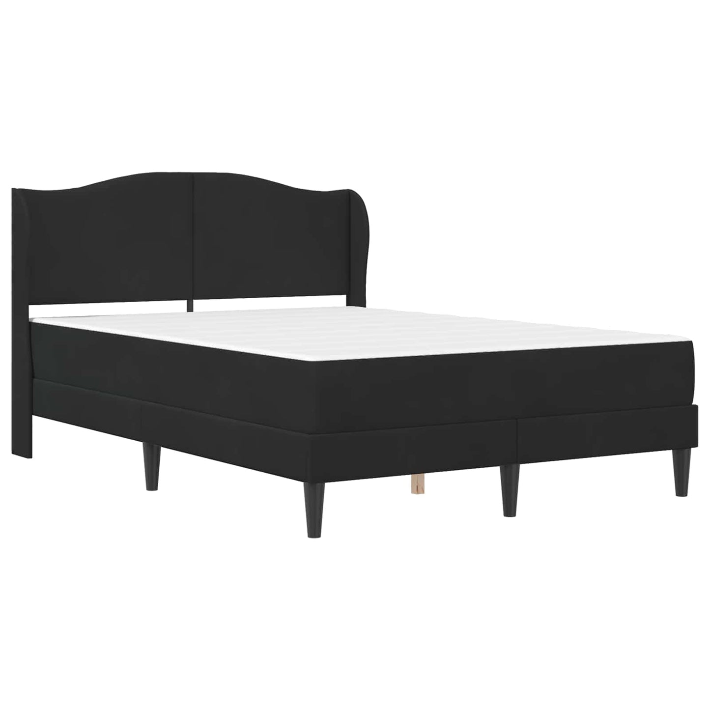 vidaXL Σκελετός Κρεβατιού με κεφαλάρι Μαύρο 160 x 200 cm Βελούδο