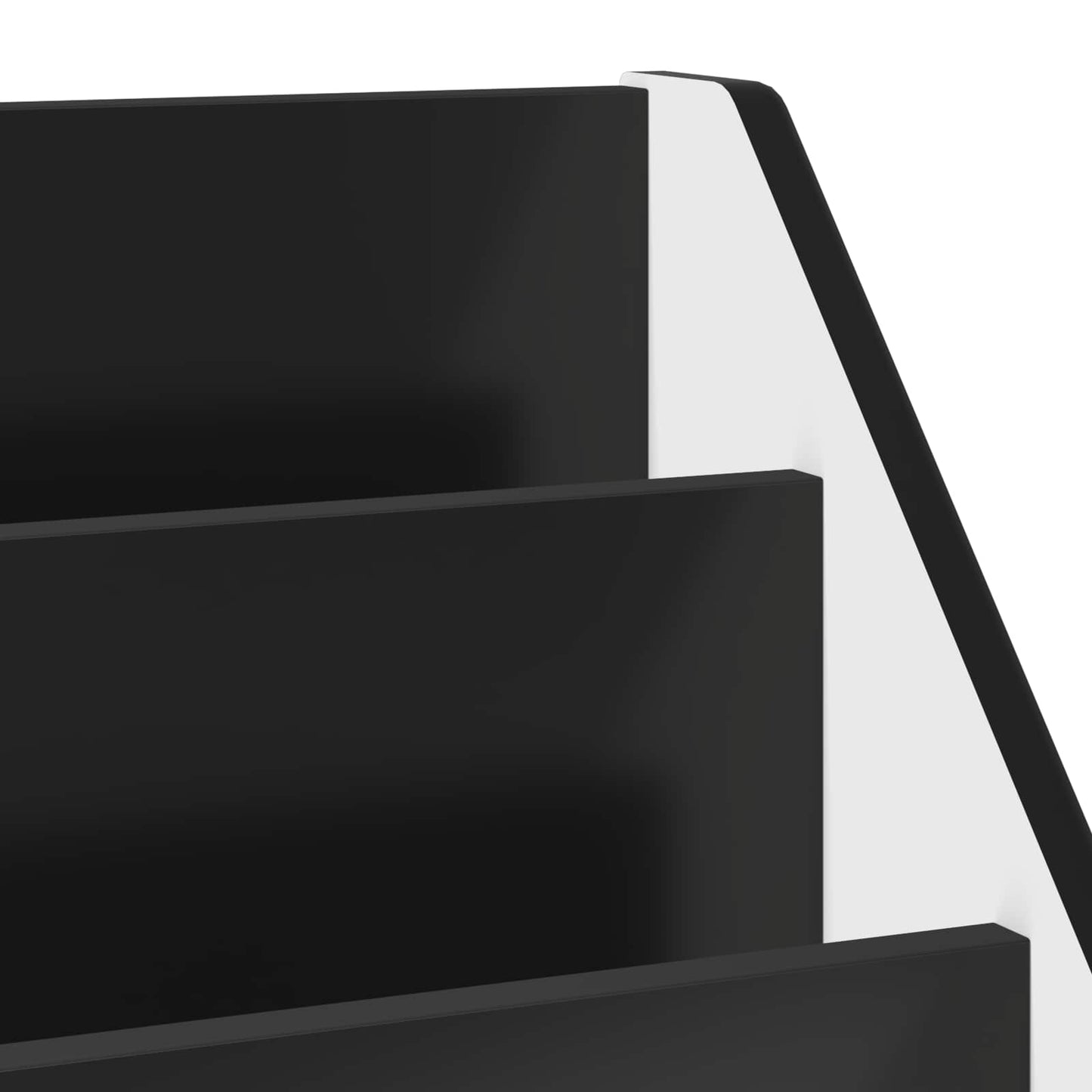 vidaXL Βιβλιοθήκη Παιδιών Μαύρο 72,5 x 29,5 x 69 εκ Επεξεργασμένο ξύλο