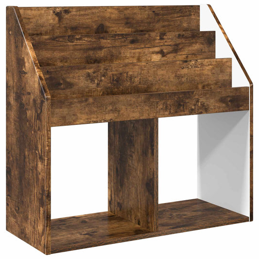 vidaXL Βιβλιοθήκη Παιδιών Καπνιστό Δρύς 72,5 x 29,5 x 69 εκ