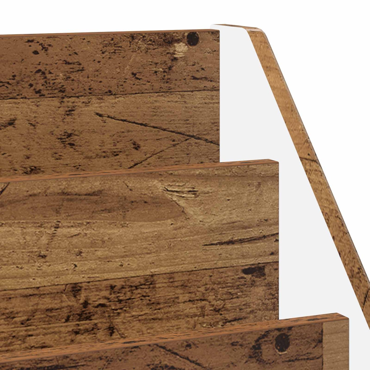 vidaXL Βιβλιοθήκη Παιδιών με αποθήκευση Παλιό ξύλο 72,5 x 29,5 x 69 εκ