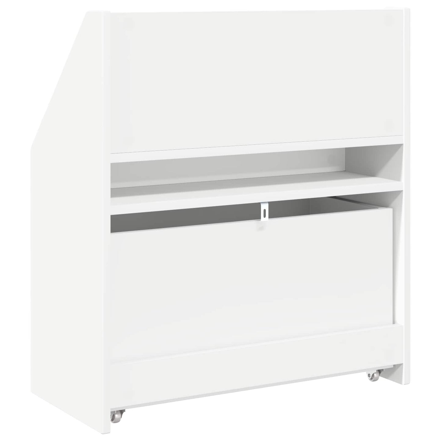 vidaXL Βιβλιοθήκη Παιδιών Λευκό 60 x 29,5 x 69 εκ Επεξεργασμένο ξύλο