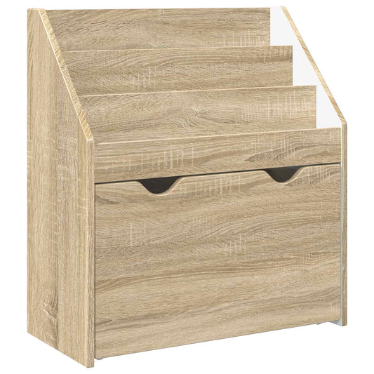 vidaXL Βιβλιοθήκη Παιδιών με συρτάρι Δρύς Sonoma 60 x 29,5 x 69 εκ
