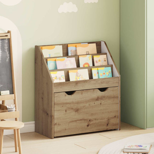 vidaXL Βιβλιοθήκη Παιδιών με συρτάρι Artisan Oak 60 x 29,5 x 69 εκ