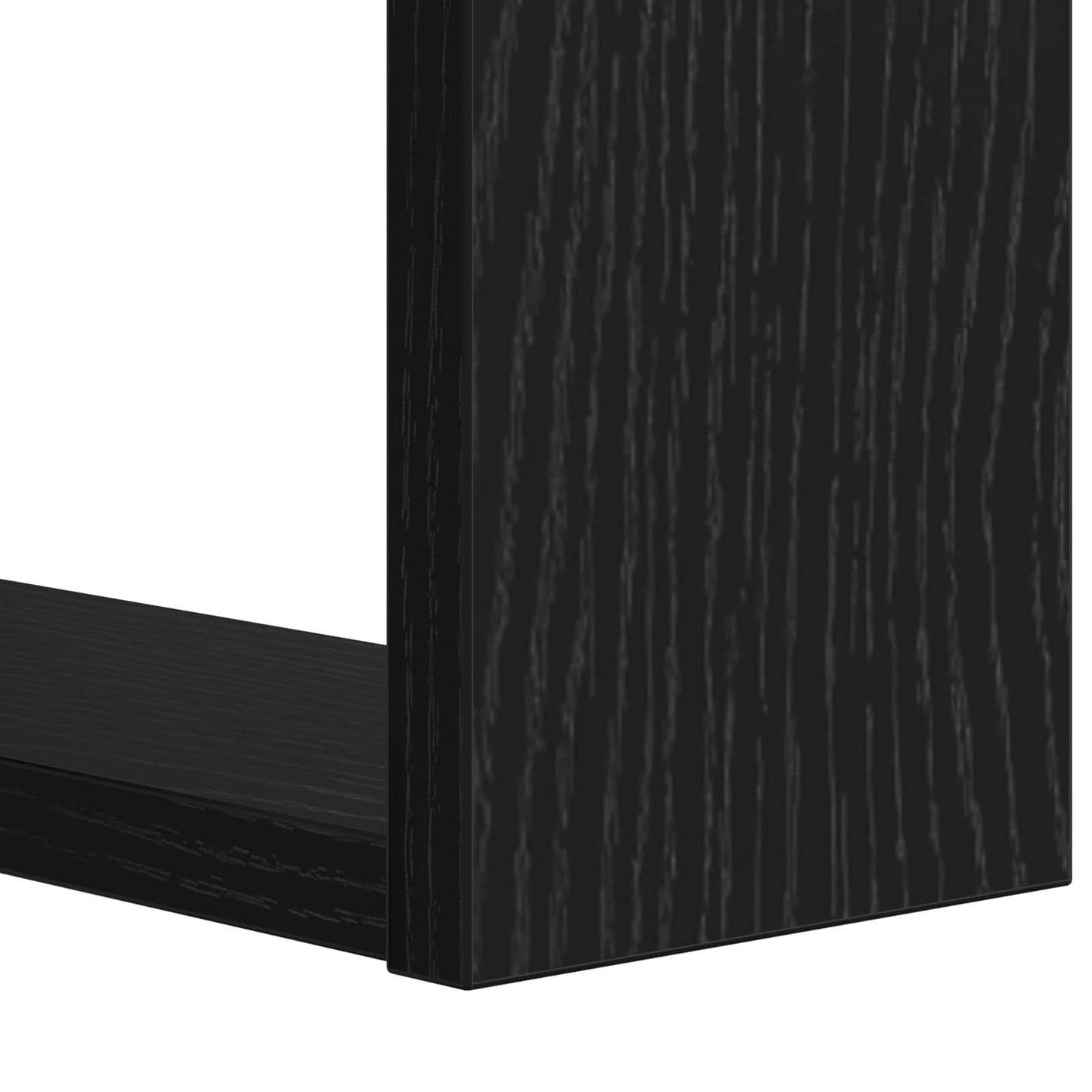 vidaXL Ράφι Βιβλίων Μαύρη Οξυά 52 x 25 x 71,5 εκ Επεξεργασμένο ξύλο
