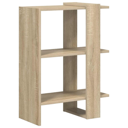 vidaXL Ράφι Βιβλίων Δρύς Sonoma 52 x 25 x 71,5 εκ Επεξεργασμένο ξύλο