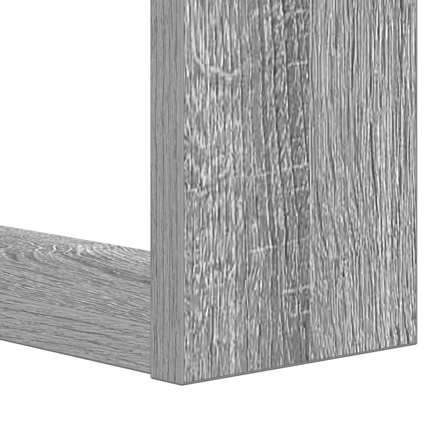vidaXL Ράφι Βιβλίων Γκρίζο Σονομα 52 x 25 x 71,5 εκ Επεξεργασμένο ξύλο