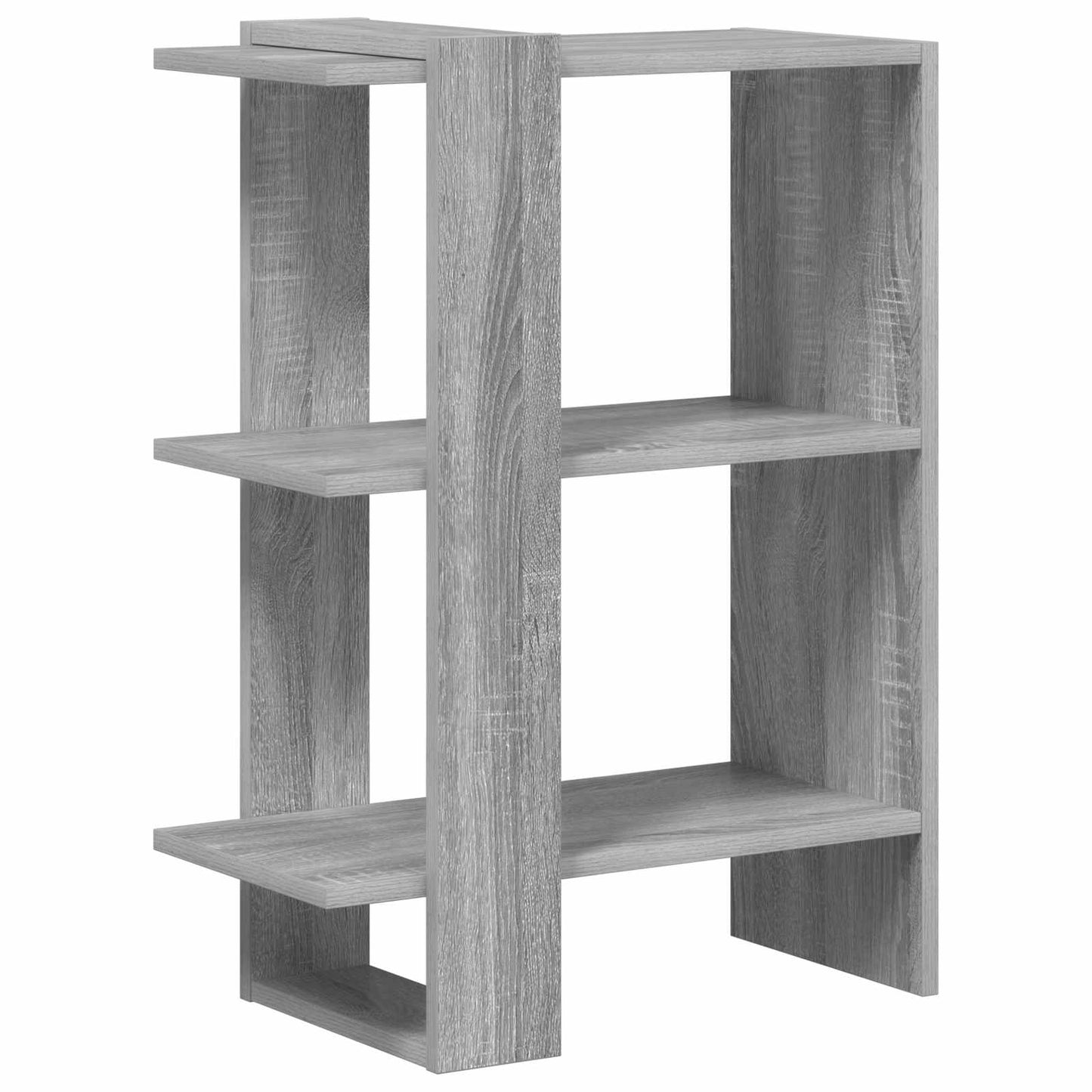 vidaXL Ράφι Βιβλίων Γκρίζο Σονομα 52 x 25 x 71,5 εκ Επεξεργασμένο ξύλο