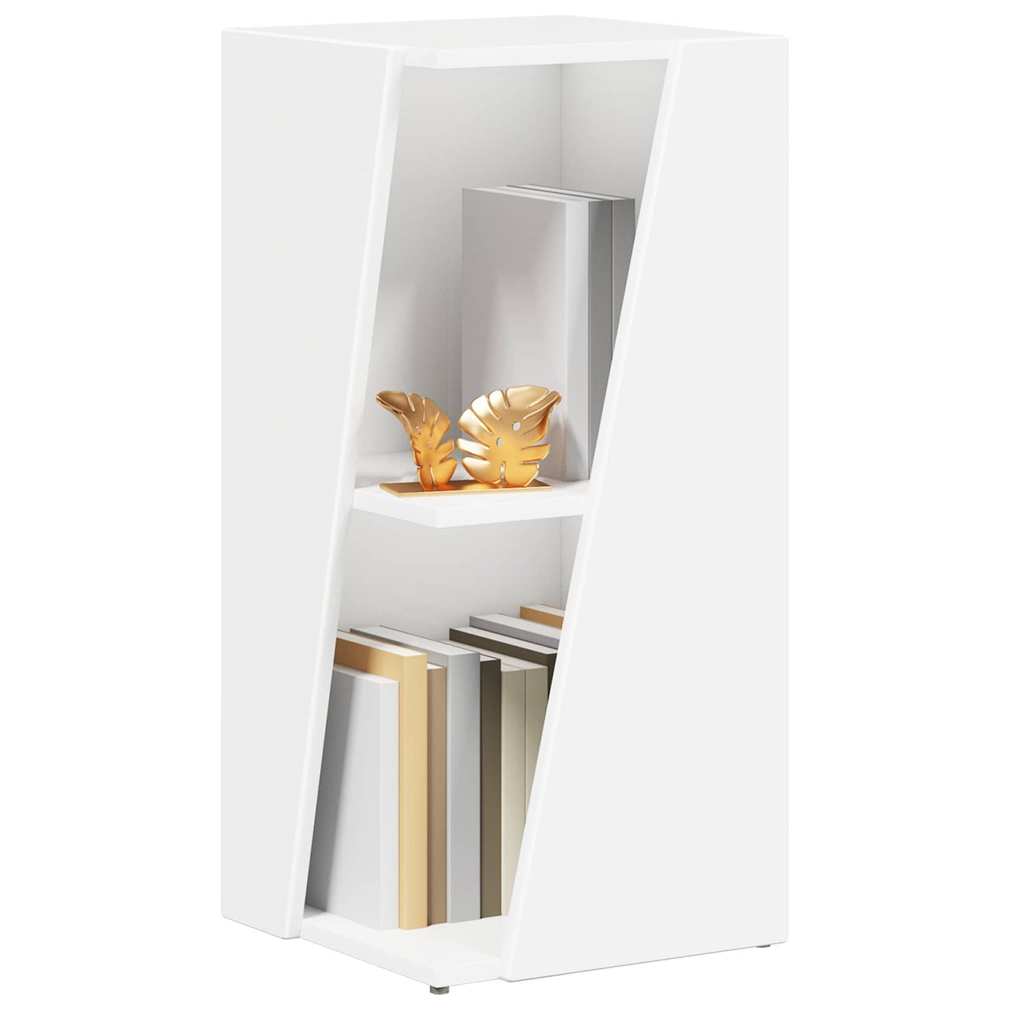 vidaXL Πλευρικό Ράφι Λευκό 33 x 32 x 70,5 εκ Επεξεργασμένο ξύλο