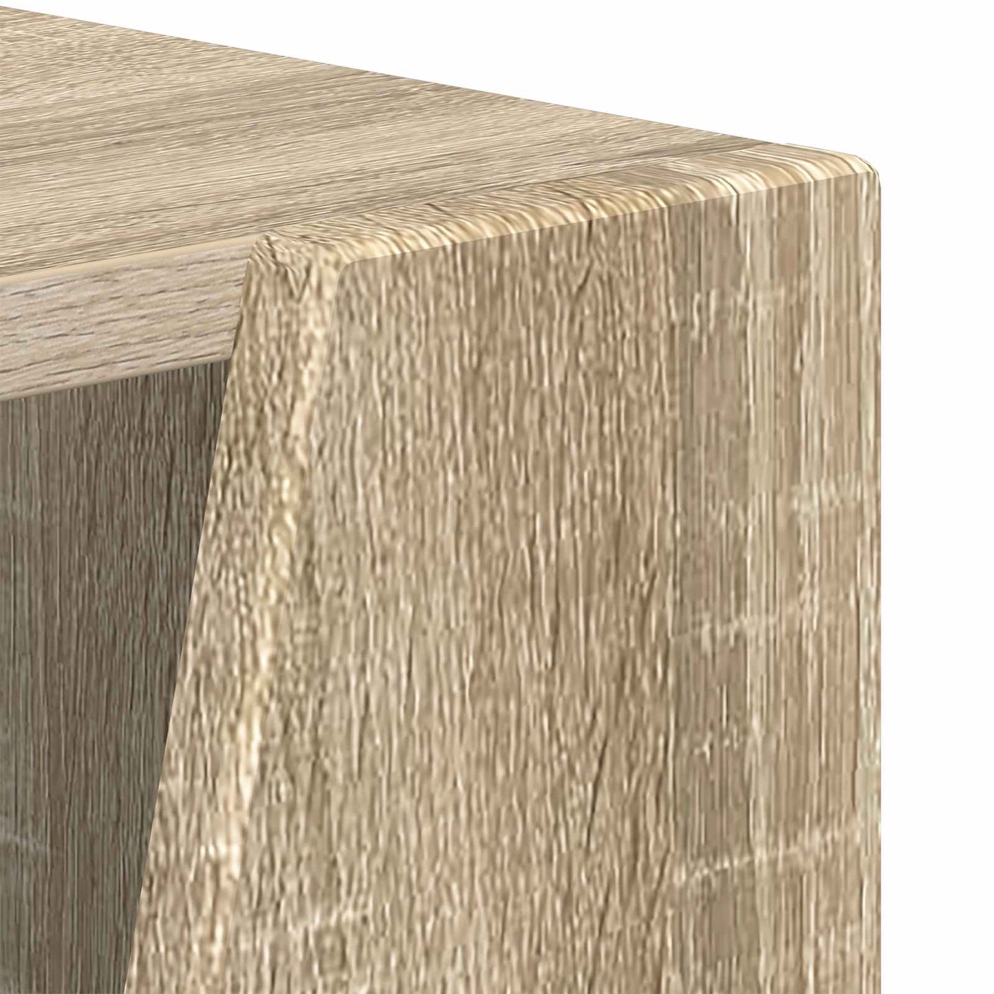 vidaXL Πλευρικό Ράφι Δρύς Sonoma 33 x 32 x 70,5 εκ Επεξεργασμένο ξύλο