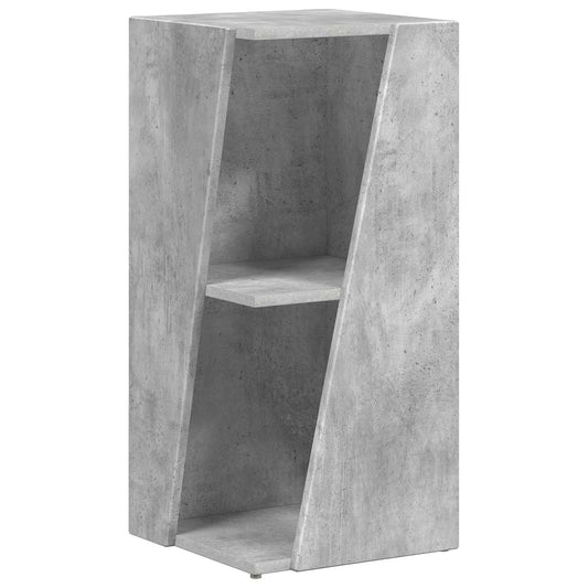 vidaXL Πλευρικό Ράφι Σκυρόδεμα Γκρι 33 x 32 x 70,5 εκ