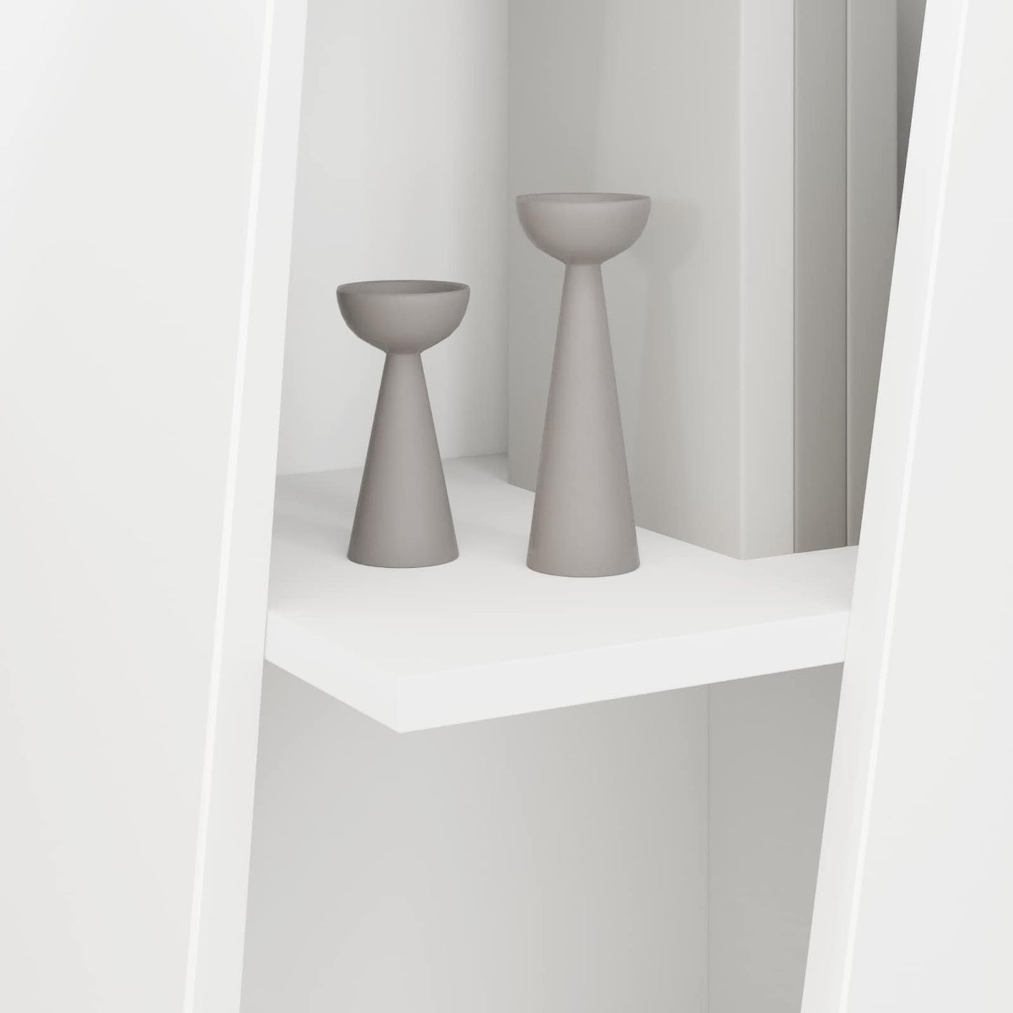 vidaXL Πλευρικό Ράφι Λευκό 33 x 32 x 100,5 εκ Επεξεργασμένο ξύλο