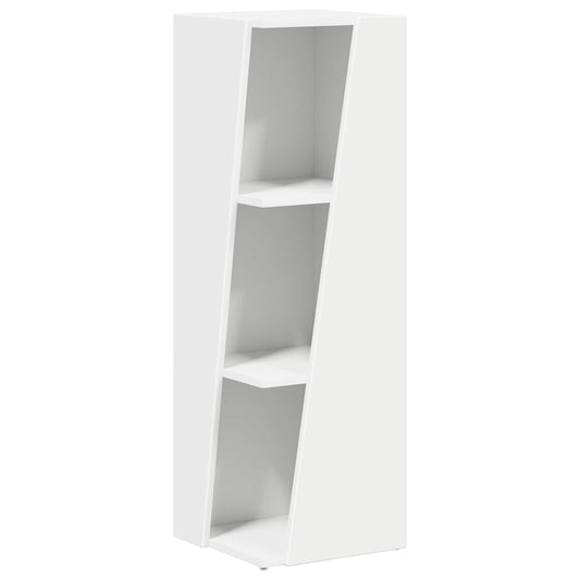 vidaXL Πλευρικό Ράφι Λευκό 33 x 32 x 100,5 εκ Επεξεργασμένο ξύλο