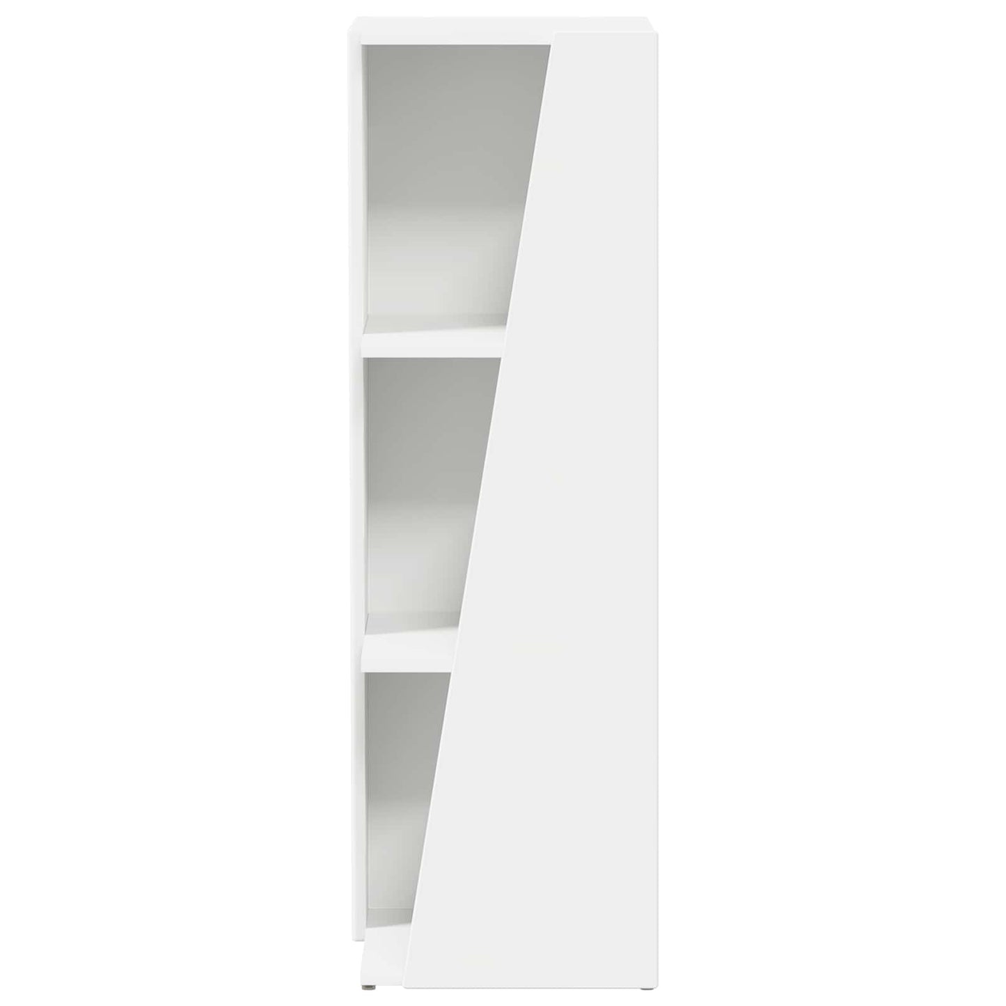 vidaXL Πλευρικό Ράφι Λευκό 33 x 32 x 100,5 εκ Επεξεργασμένο ξύλο
