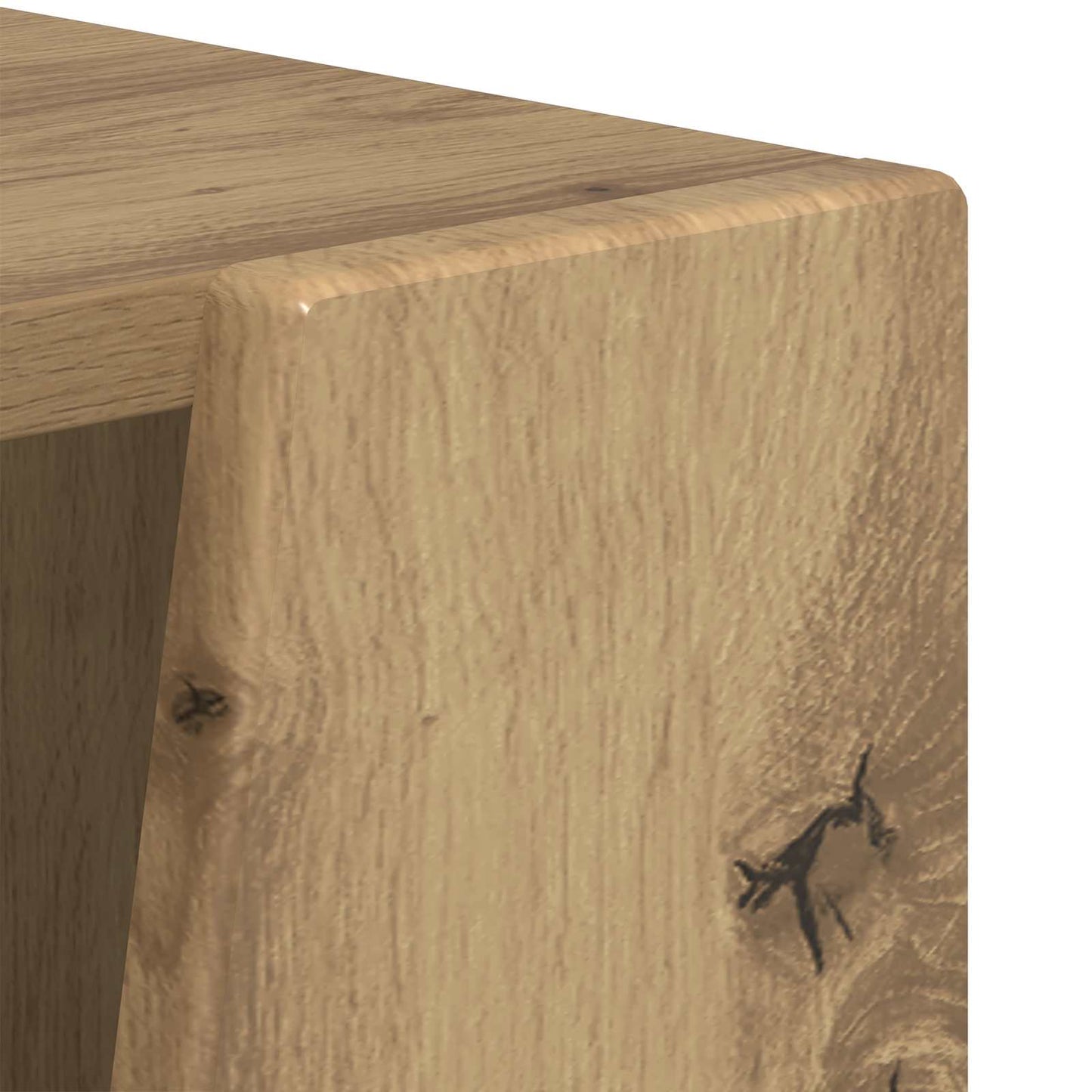 vidaXL Πλευρικό Ράφι Artisan Oak 33 x 32 x 100,5 εκ.